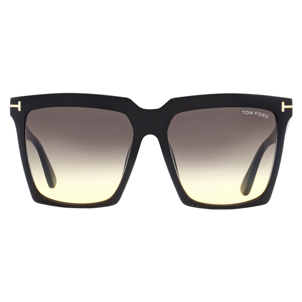 Tom Ford Square Sunglasses TF764 Sabrina-02 01B Black 58mm FT0764 - Picture 2 of 3